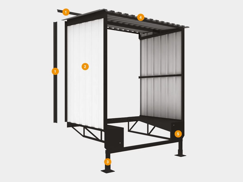 Тамбур перегрузочный легкой серии DHOUSL